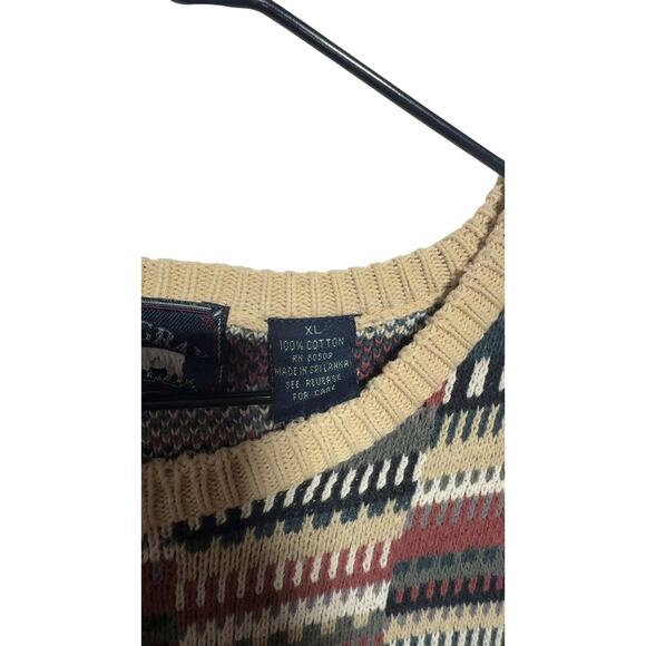 Woods and Gray 100% Cotton Vintage Crew Neck Pullover Size XL - Picture 4 of 8